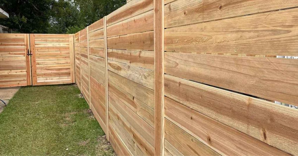 wooden fence type